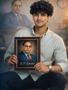 BabaSaheb Ambedkar Jayanti Ai photo Editing Prompt For Boys