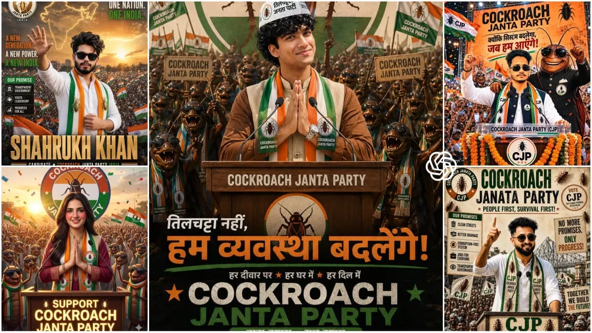 COCKROACH JANTA PARTY Ai PHOTO EDITING PROMPTS CHATGPT